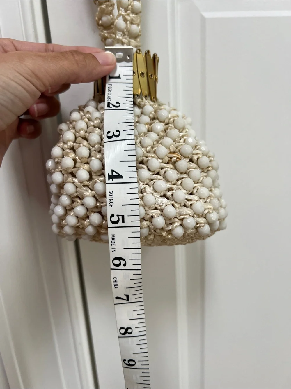Vintage La Jule Beaded Crown Bag